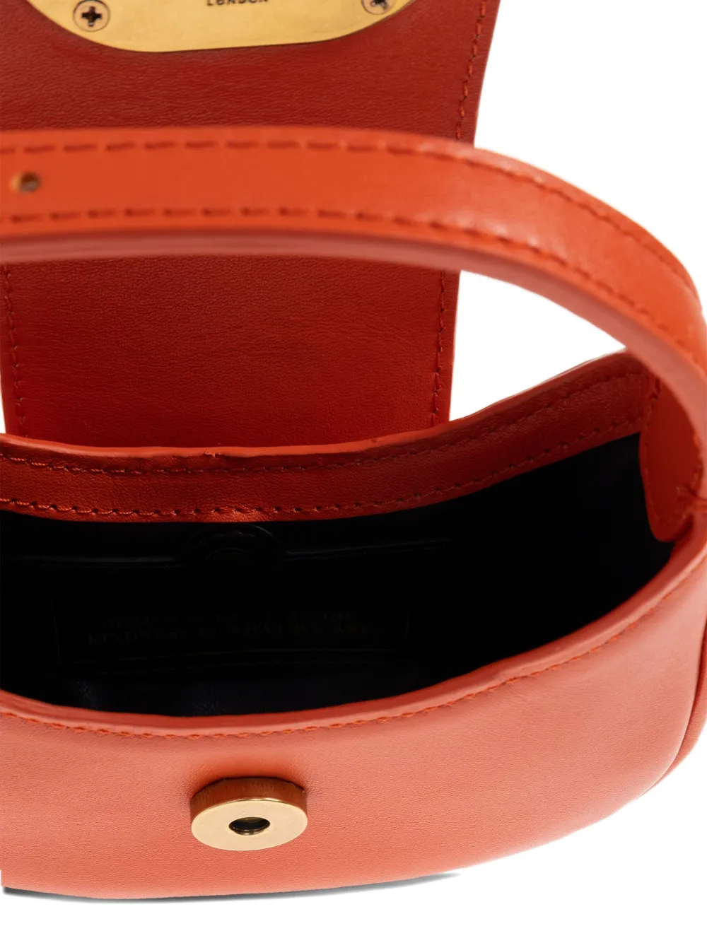 Kurt Geiger London Chelsea mini-shopper verfraaid met kristallen Oranje