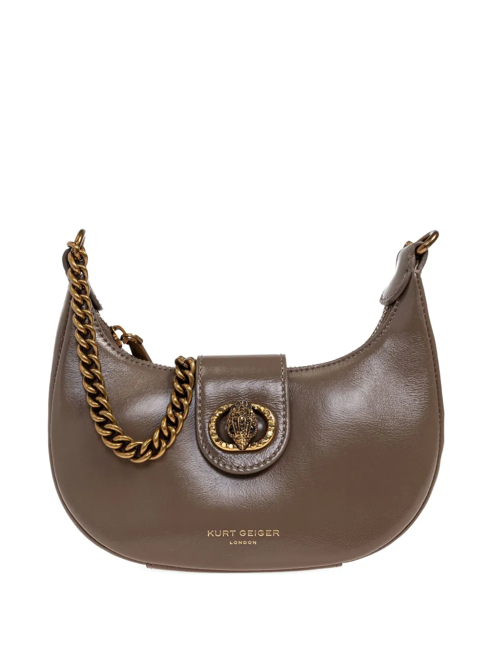 Kurt Geiger London small Chelsea chain-strap tote bag | Brown | Image 1