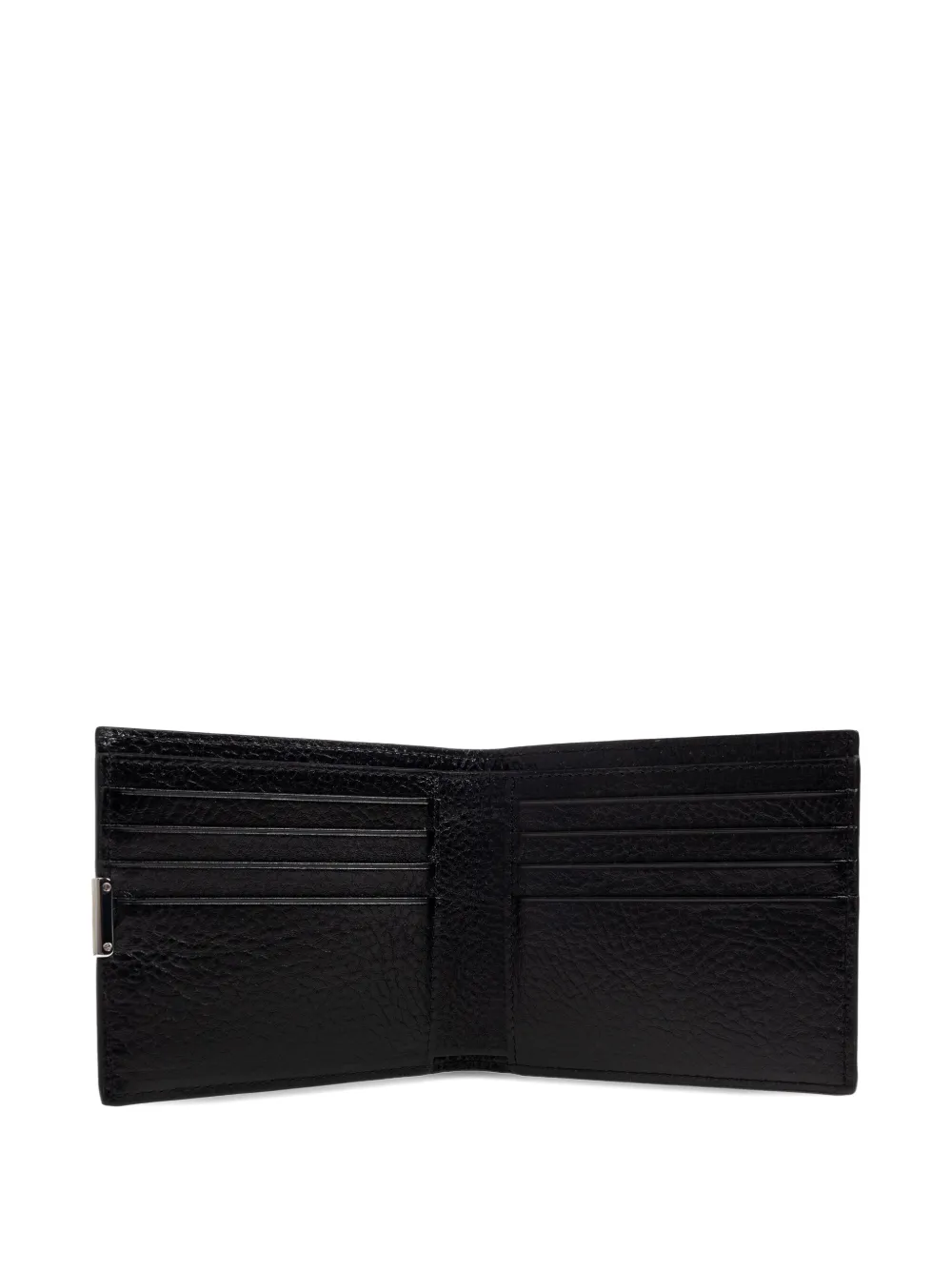 Lemaire Leather Wallet In Black