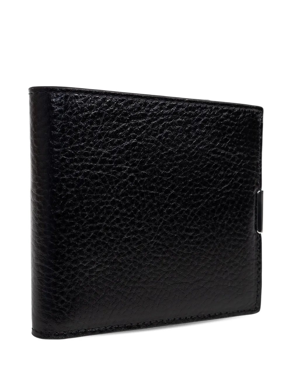 Lemaire Leather Wallet In Black