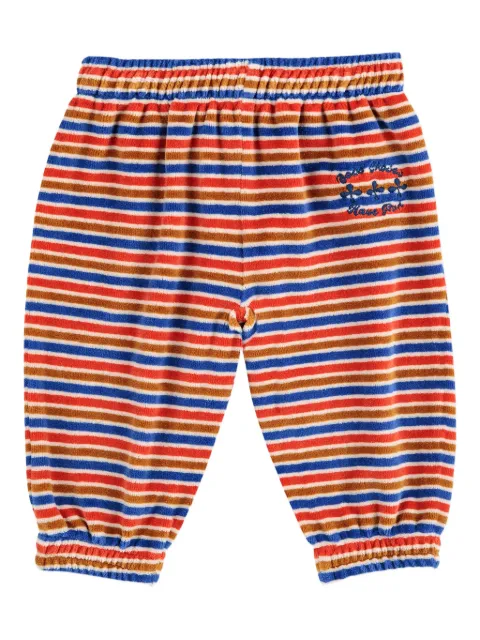 Bobo Choses striped velour trousers