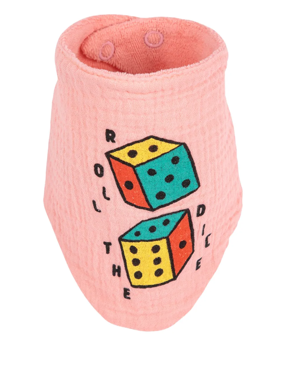 Bobo Choses Roll the Dice bib (set of two) | Pink | Image 1