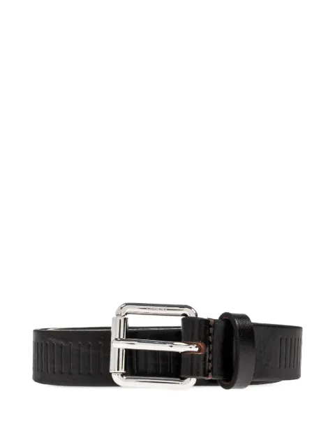 LEMAIRE leather-grooved belt