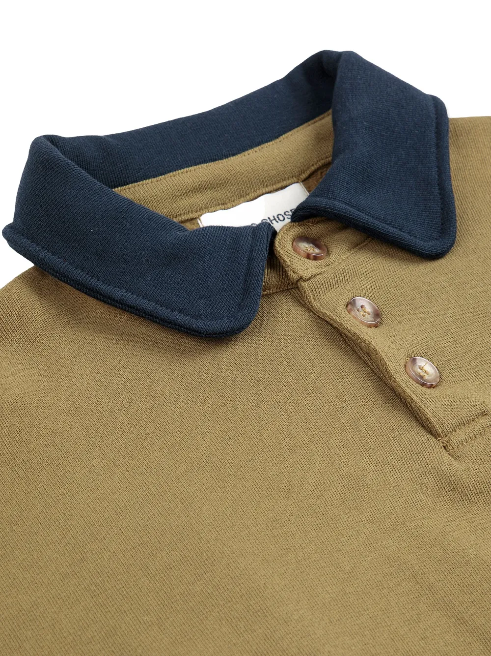 Bobo Choses Sweater met contrasterende kraag Groen