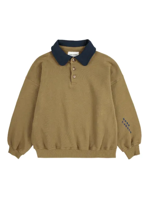 Bobo Choses contrast-collar sweatshirt
