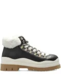 BOGNER Arosa lace-up shearling trainers - Black