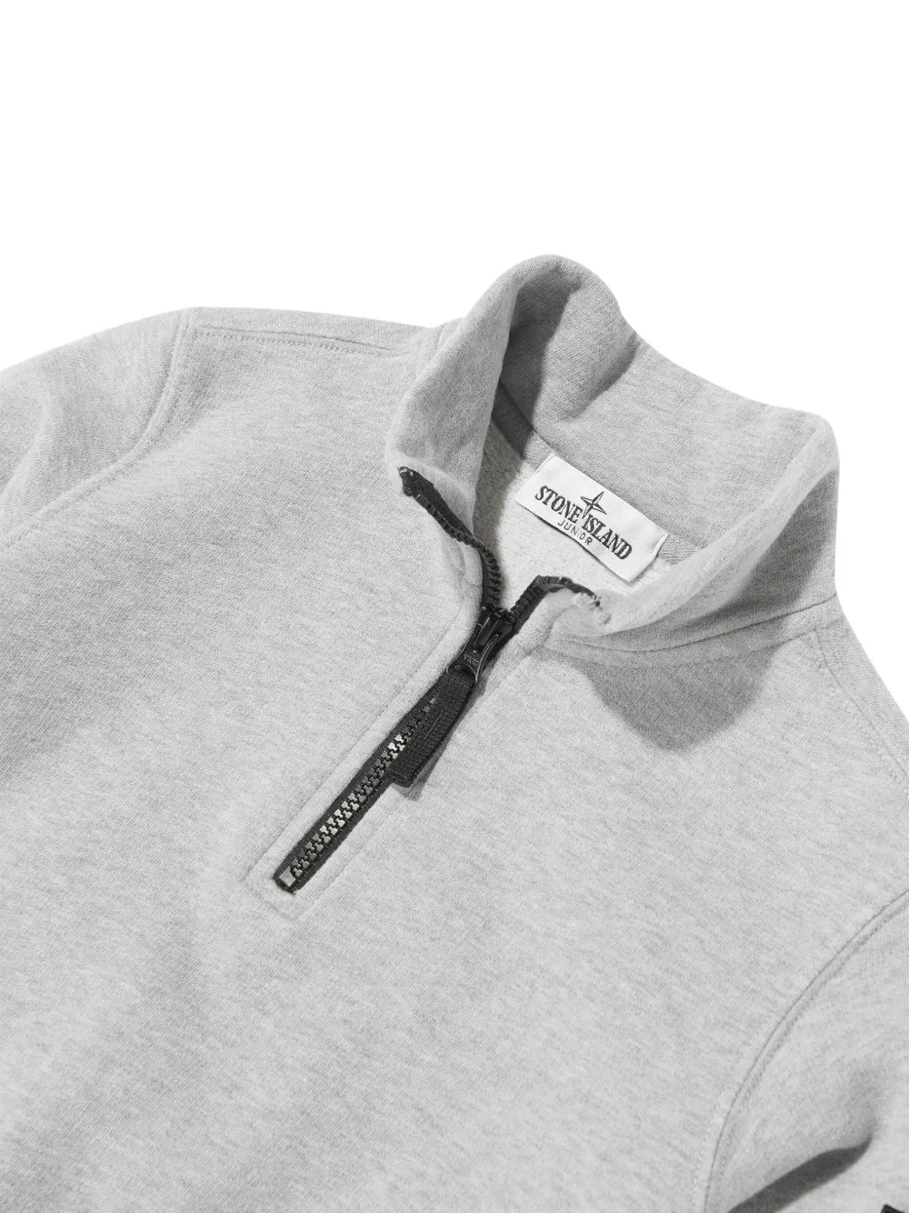 Stone Island Junior Trui met rits Grijs