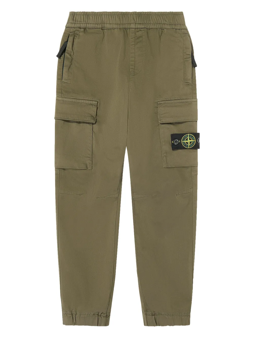 Stone Island Junior compass-patch trousers | Green | Image 1