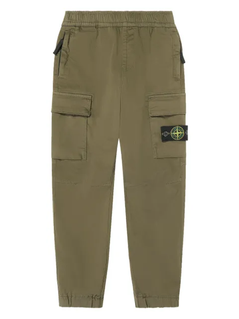 Stone Island Junior compass-patch trousers