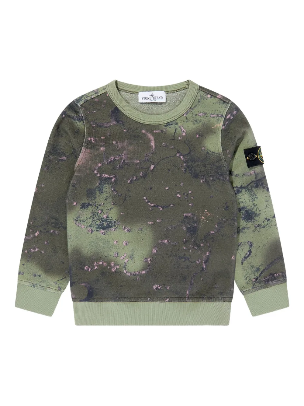 Stone Island Junior patch-printed sweatshirt | Green | Image 1