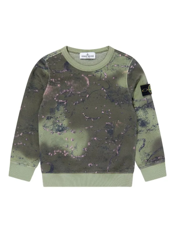 Junior Stone Island Camo Shirt Stone Island Junior Stone Island