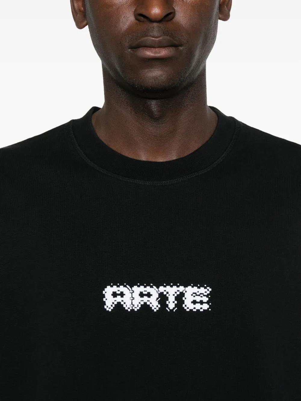 Arte Antwerp Logo-print Sweatshirt In Black