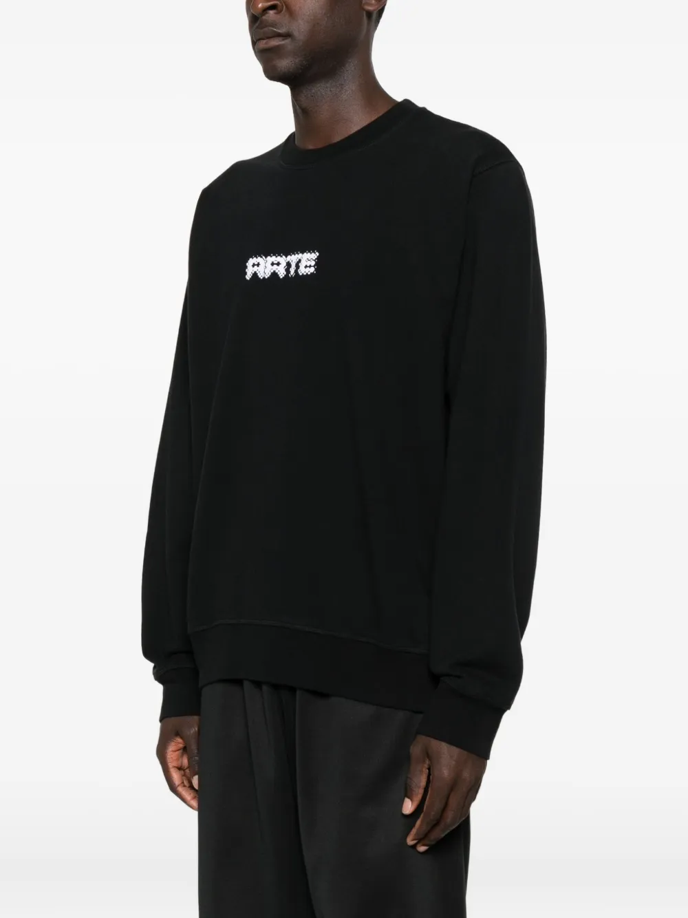 Arte Antwerp Logo-print Sweatshirt In Black