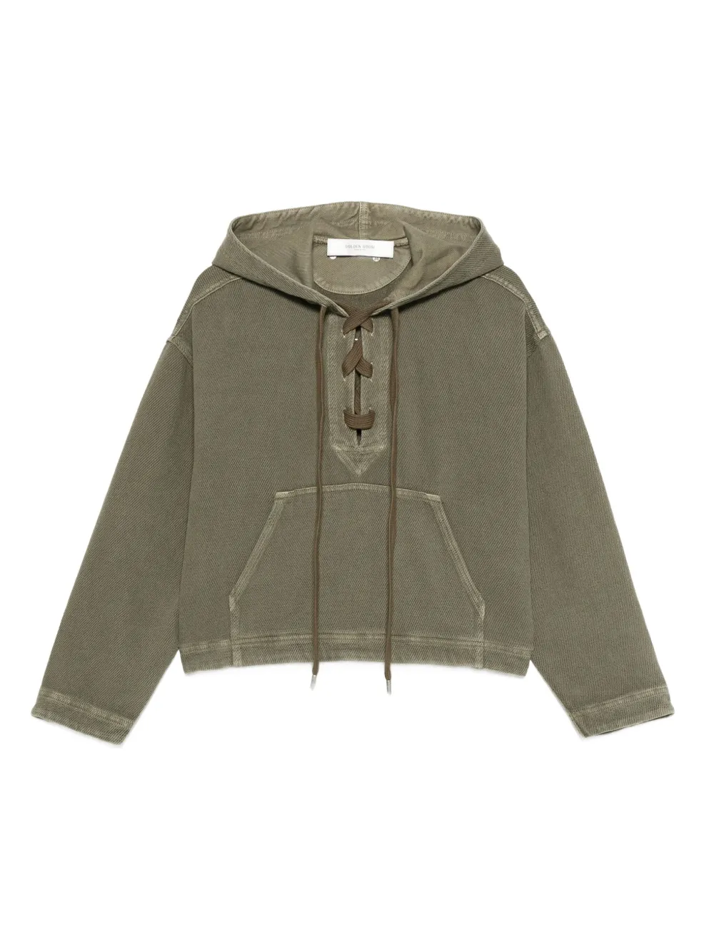 Golden Goose レースアップ パーカー - グリーン Golden Goose レースアップ パーカー - グリーン