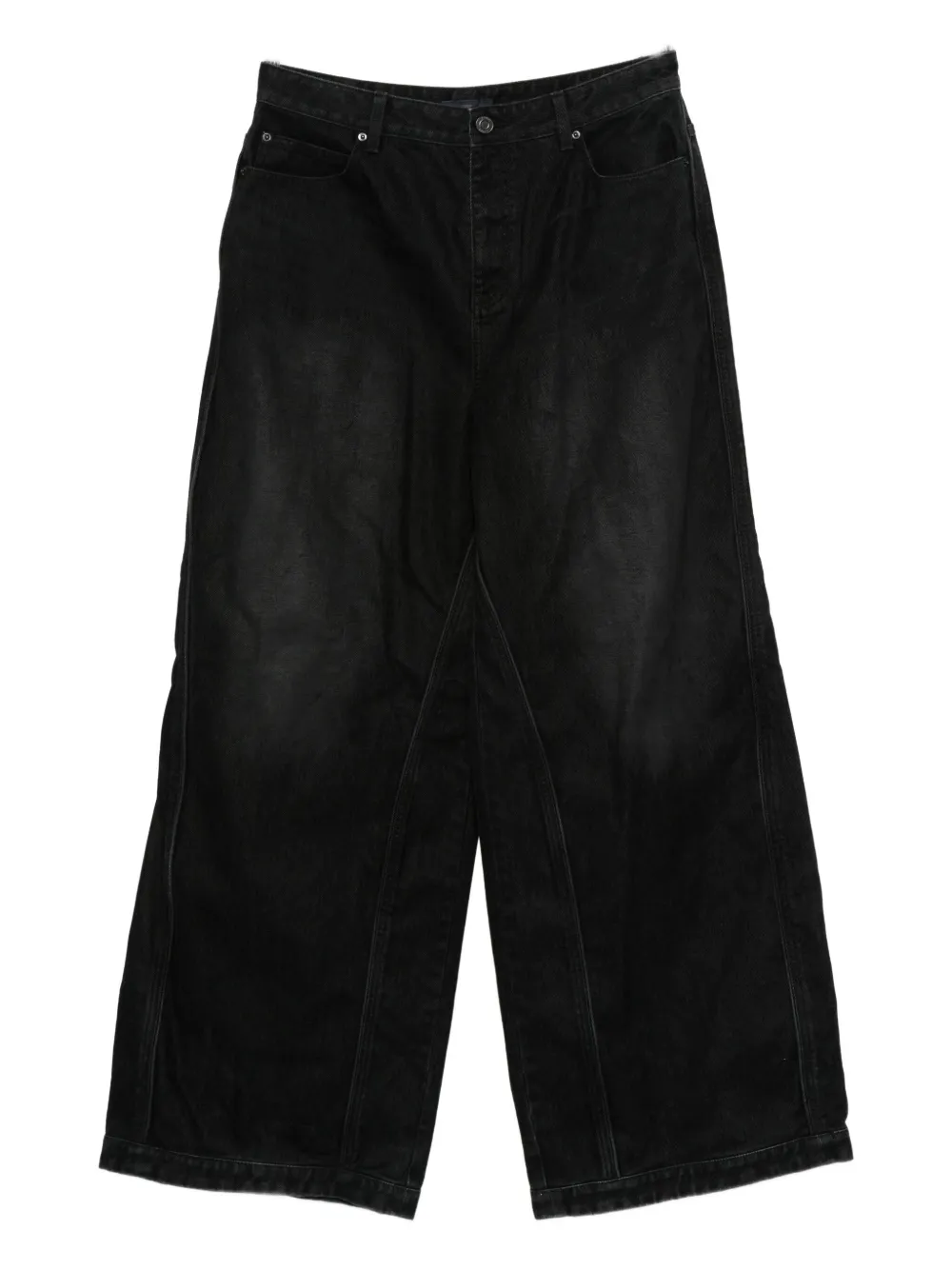Juun.J split-seam jeans - Nero