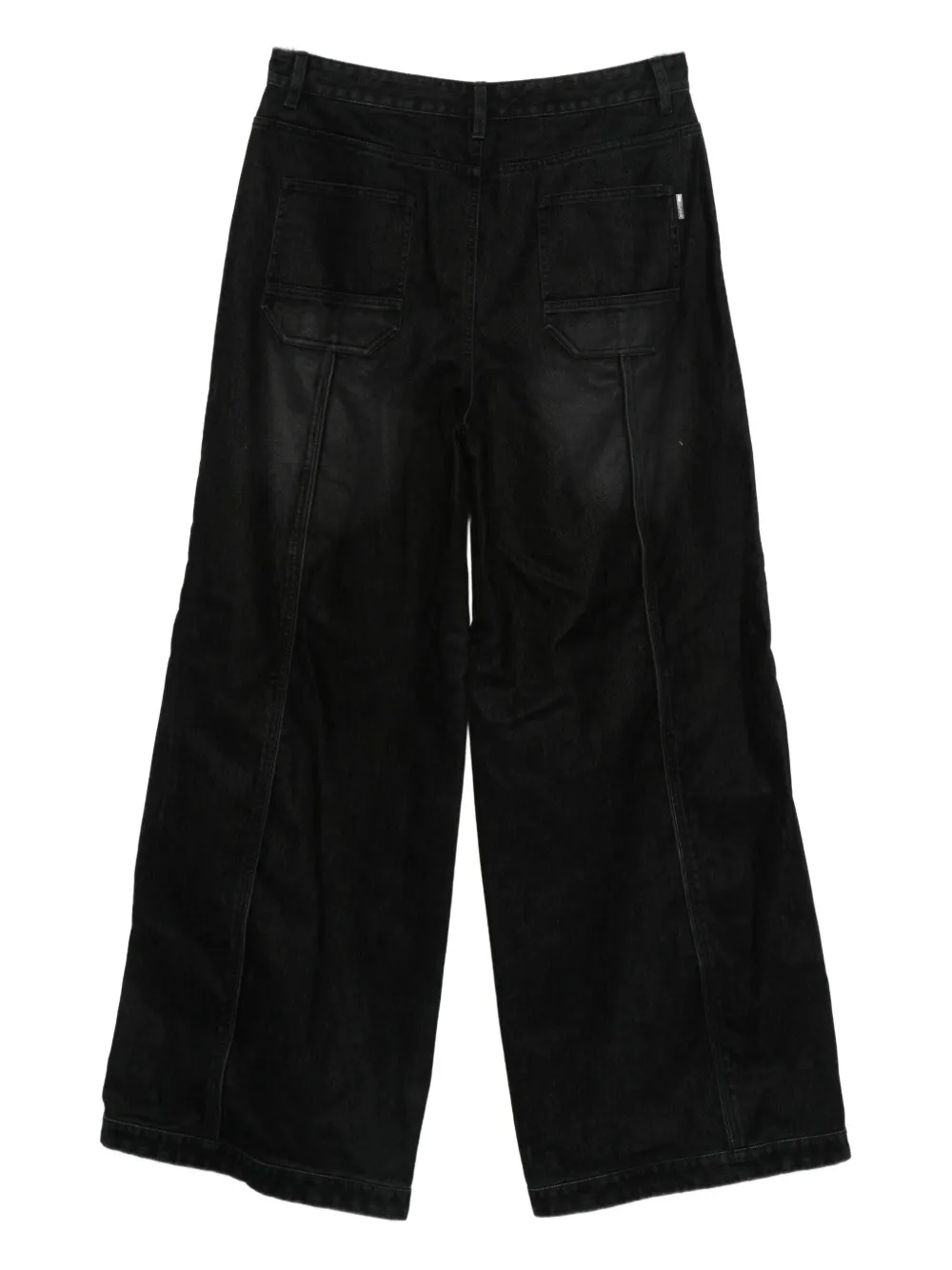 Juun.J split-seam jeans - Zwart