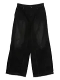 Juun.J split-seam jeans - Black