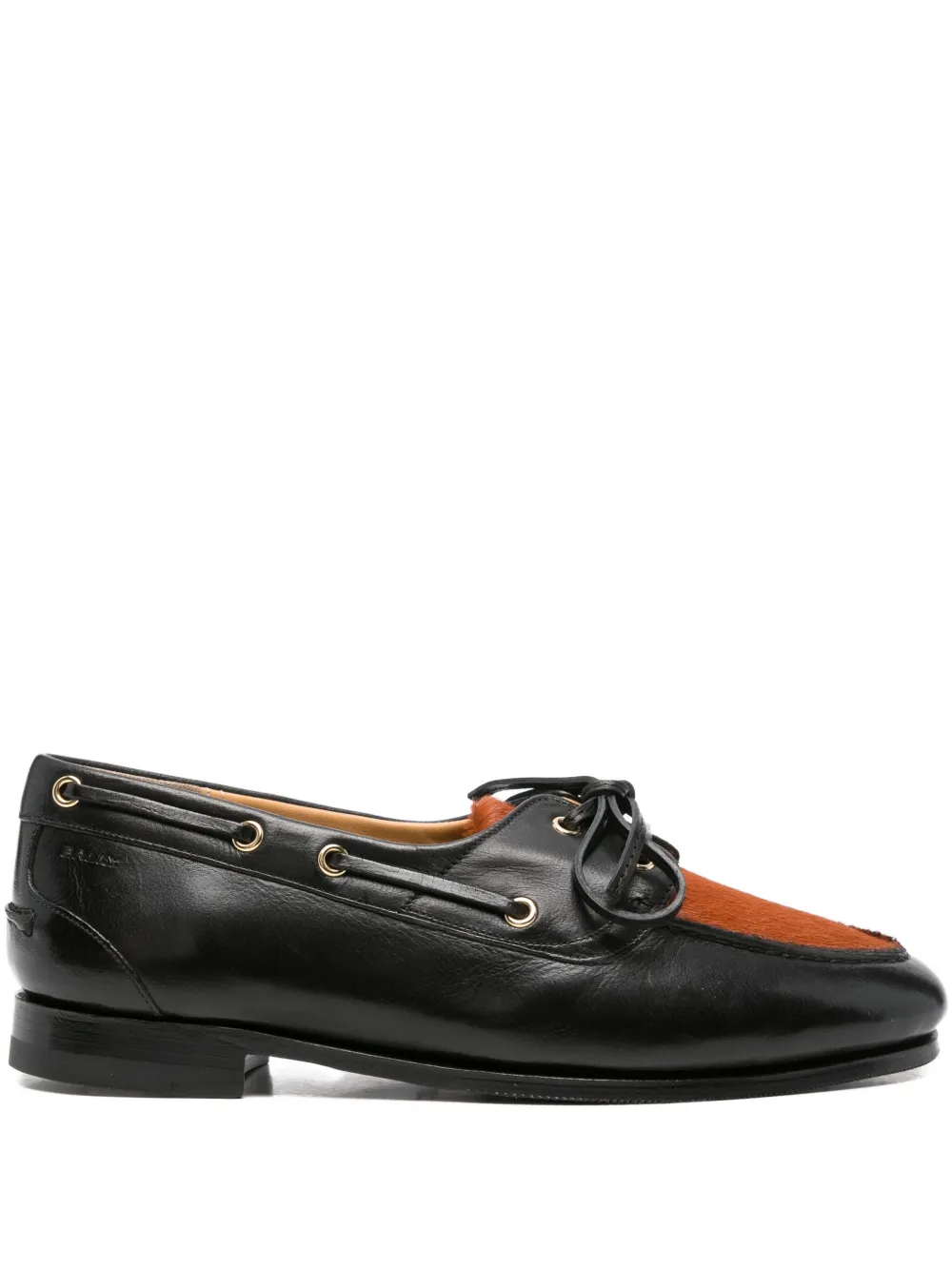 Bally leather derby shoes Black