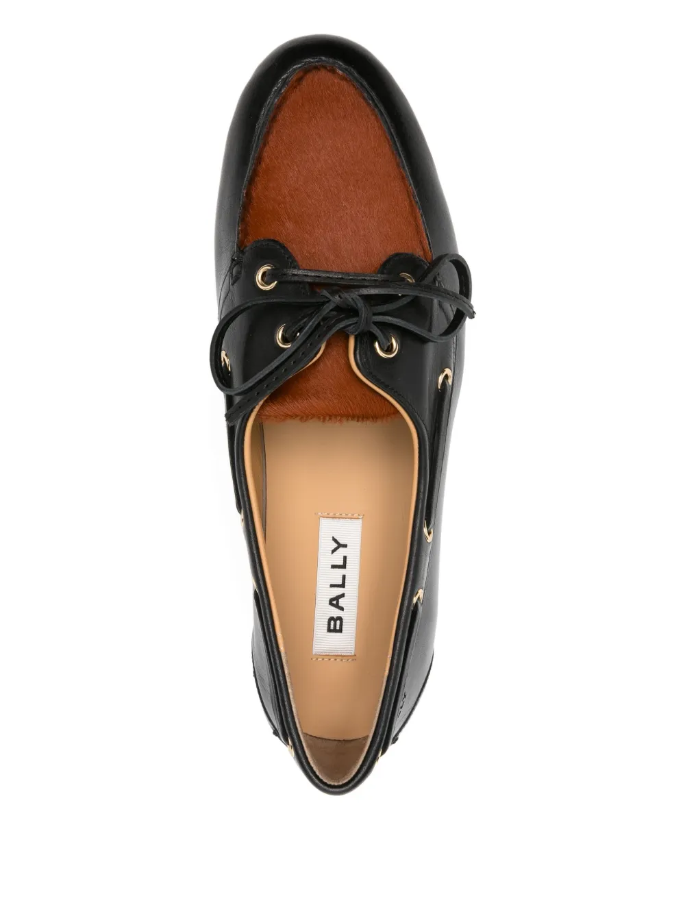 Bally leather derby shoes Black