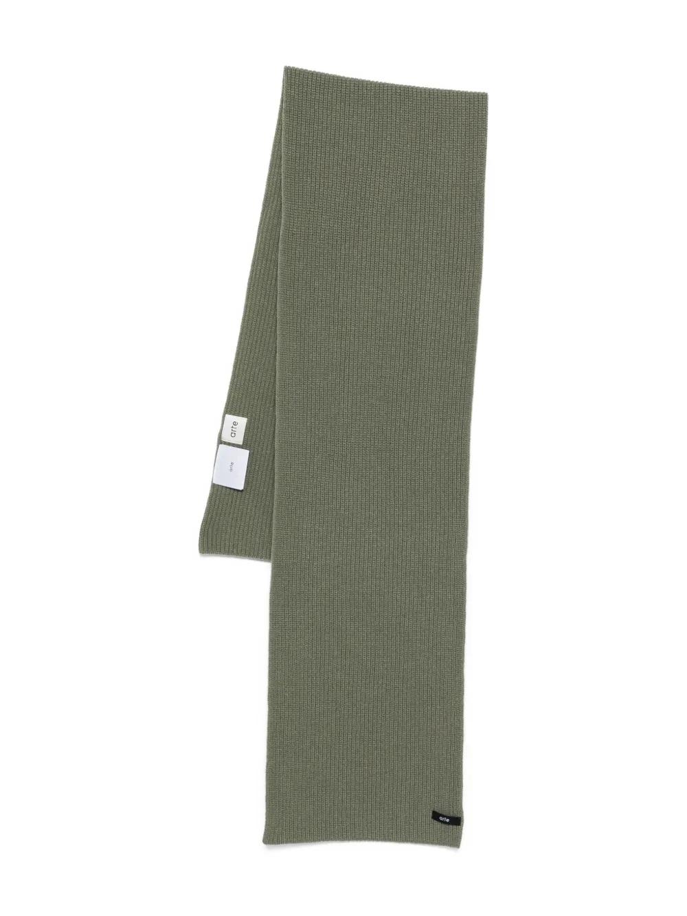 Arte Antwerp ribbed-knit scarf | Green | Image 1