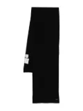Arte Antwerp ribbed-kint scarf - Black