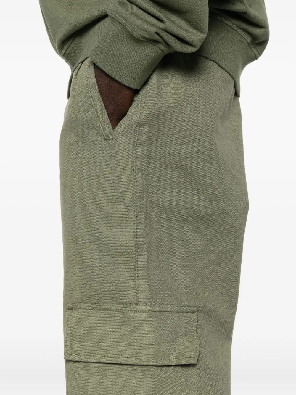 Arte Antwerp Cargo shorts met zakken Groen