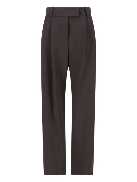 Giorgio Armani pleated pocketed tailored trousers