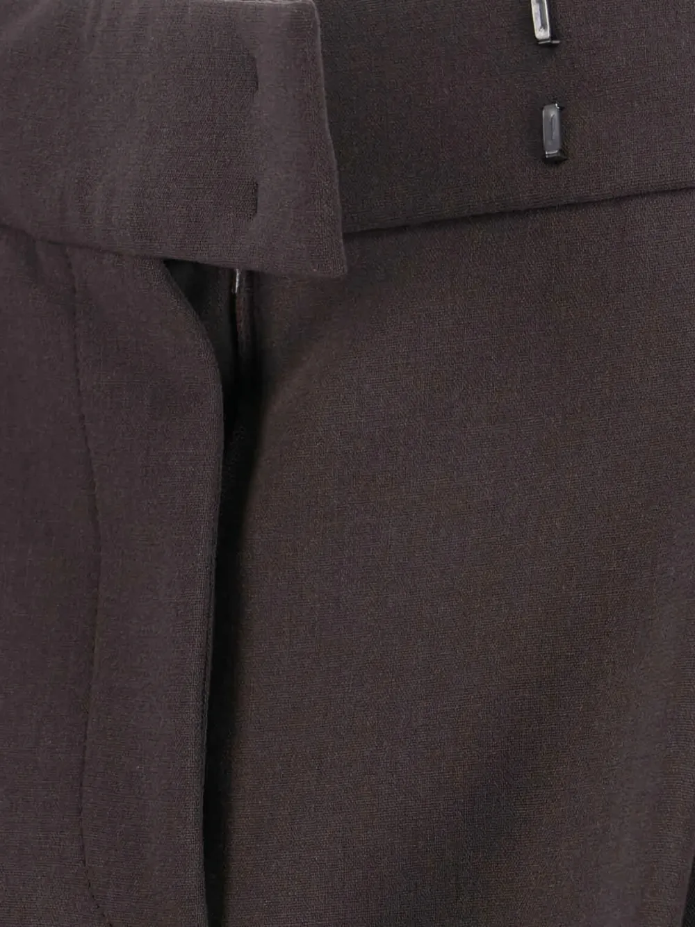 Giorgio Armani Straight Trousers With Pleats And Pockets In Blue