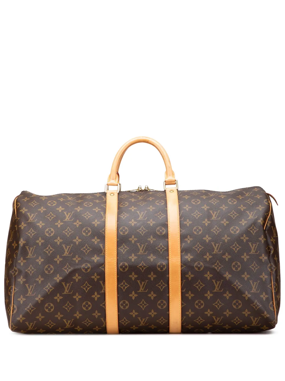 Louis Vuitton Pre-Owned 1997 Monogram Keepall 55 travel bag - ブラウン Louis Vuitton Pre-Owned 1997 Monogram Keepall 55 travel bag - ブラウン