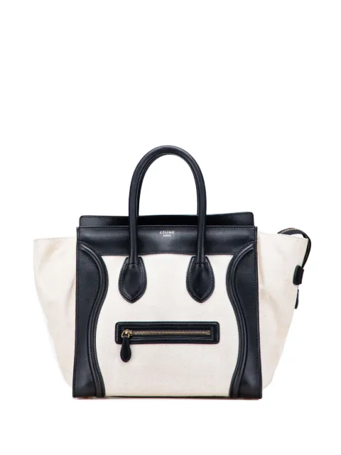 Celine Pre-Owned 2011 Mini Canvas Tricolor Luggage tote bag