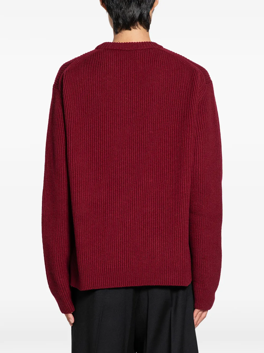 Gucci Trui met ronde hals en logo Rood