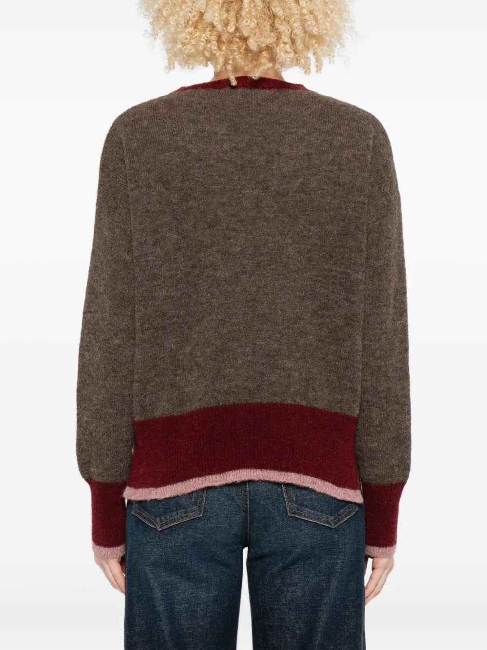 Why Ci Crew-neck Sweater In Brown