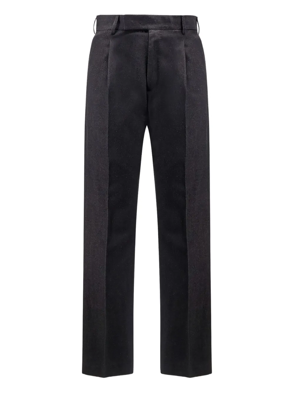 PT Torino Straight broek met geplooide voorkant Zwart