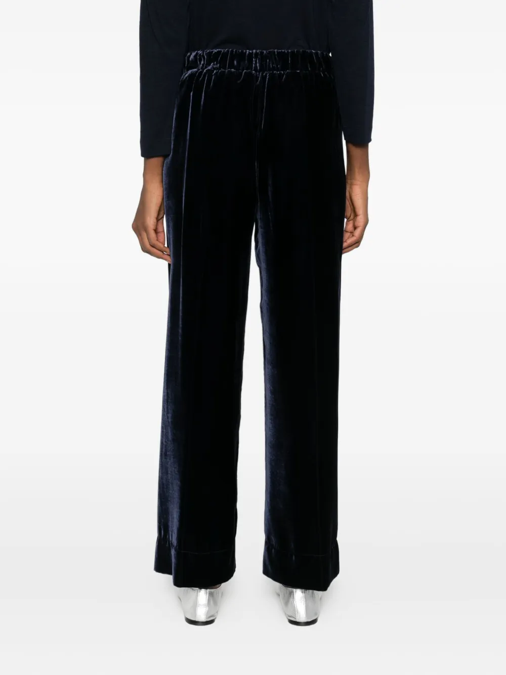 Why Ci Velvet Trousers In Black