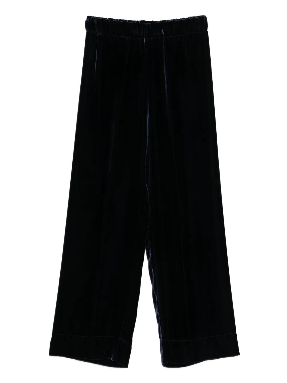 Why Ci Velvet Trousers In Black