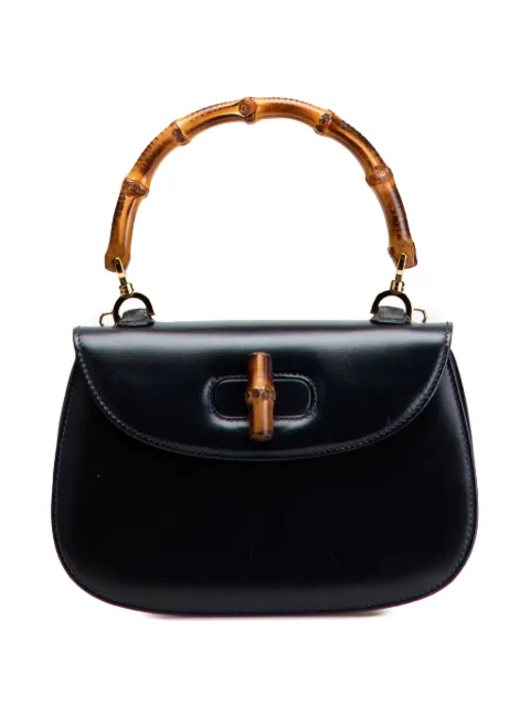 Gucci Pre-Owned 20th Century Calfskin Bamboo Night satchel