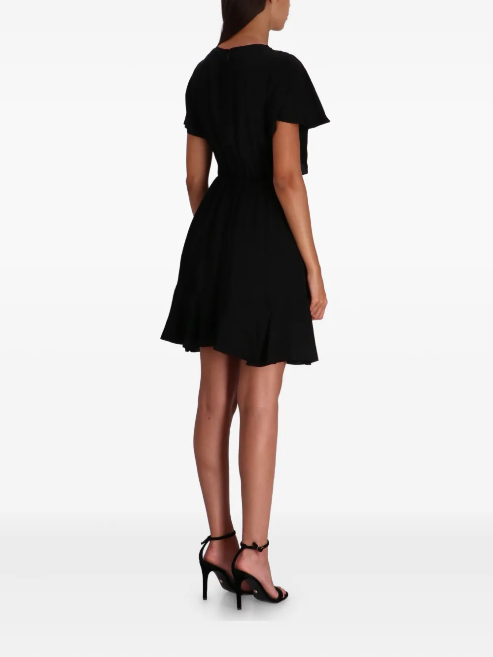 Armani Exchange Gelaagde jurk met franje detail Uc001