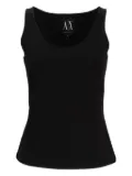 Armani Exchange scoop-neck top - Black