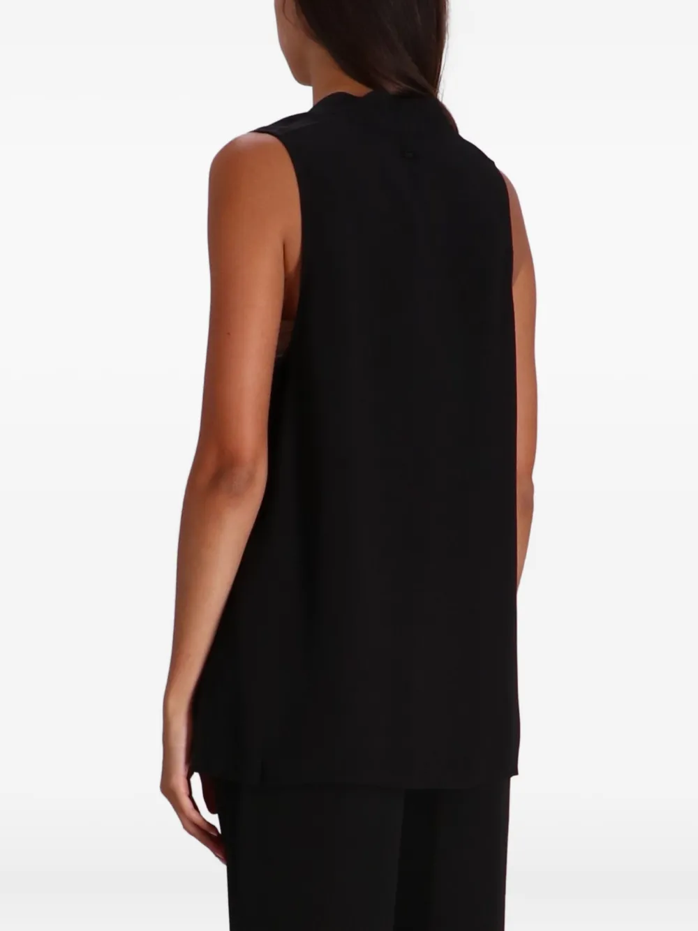 Armani Exchange Top met V-hals Zwart