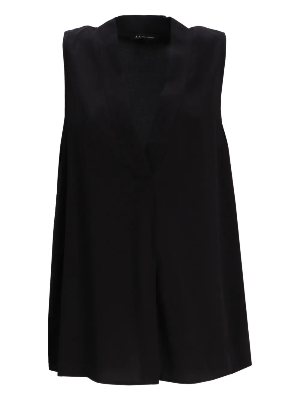 Armani Exchange V-neck sleeveless top | Black | Image 1