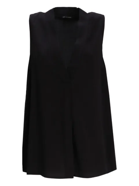 Armani Exchange V-neck sleeveless top