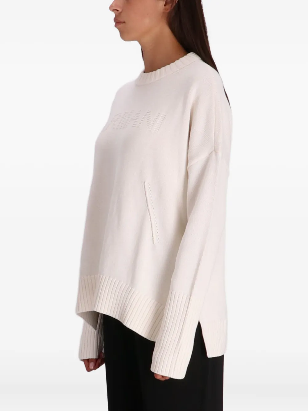 Armani Exchange Cotton Sweater In Pink