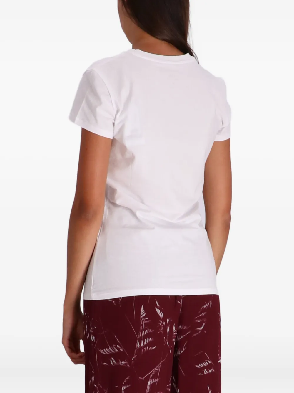 Armani Exchange T-shirt met V-hals Wit