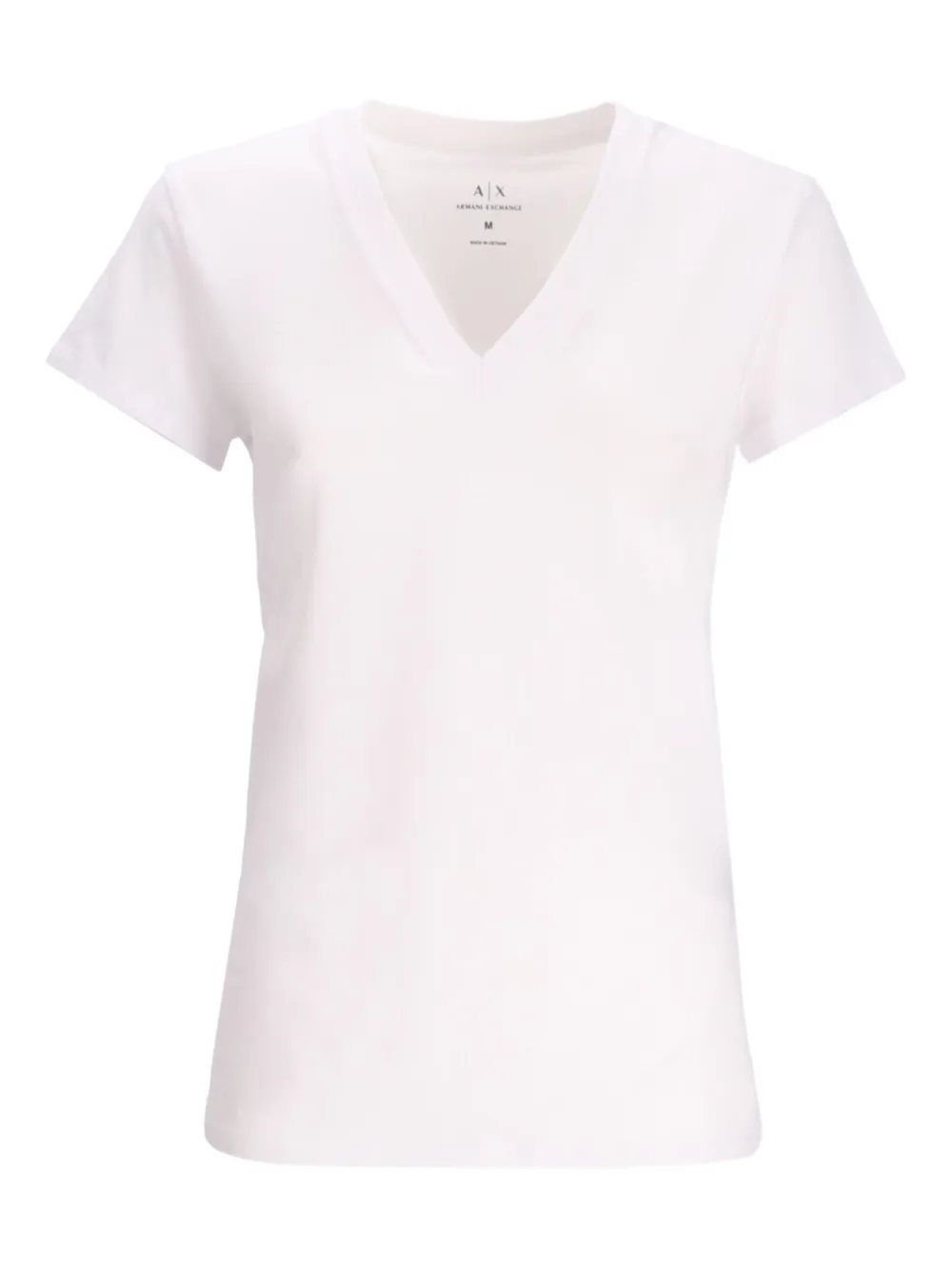 Armani Exchange V-neck cotton T-shirt | White | Image 1