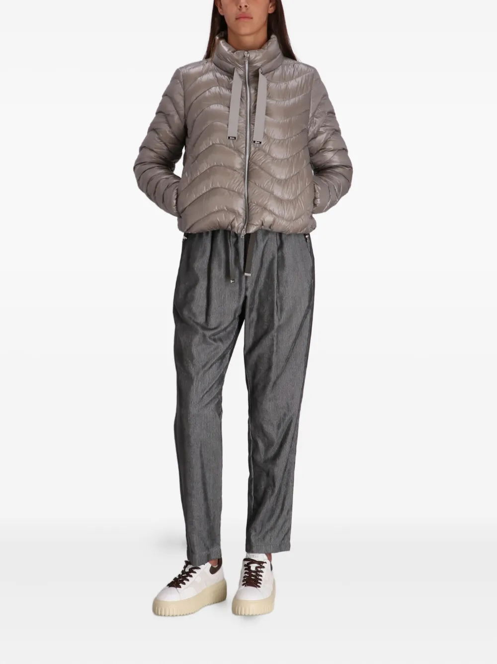 Herno chamarra capitonada con cuello falso | Chamarras capitonadas | Image 2