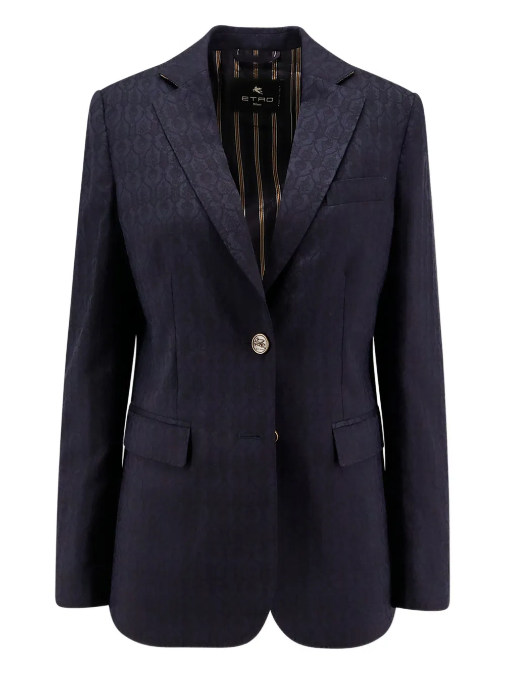 ETRO paisley-pattern blazer Blauw