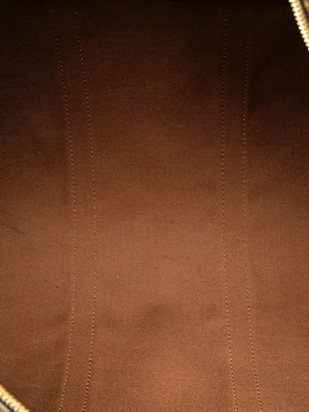 Pre-owned Louis Vuitton 1997 Monogram Keepall 50 Travel Bag In Brown