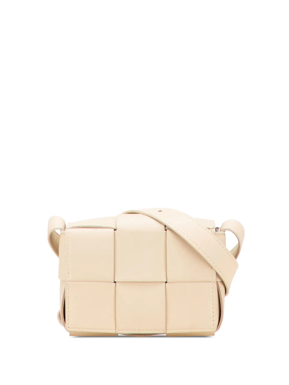 Bottega Veneta Pre-Owned 2012-2025 Candy Nappa Intrecciato Cassette crossbody bag | Brown | Image 1