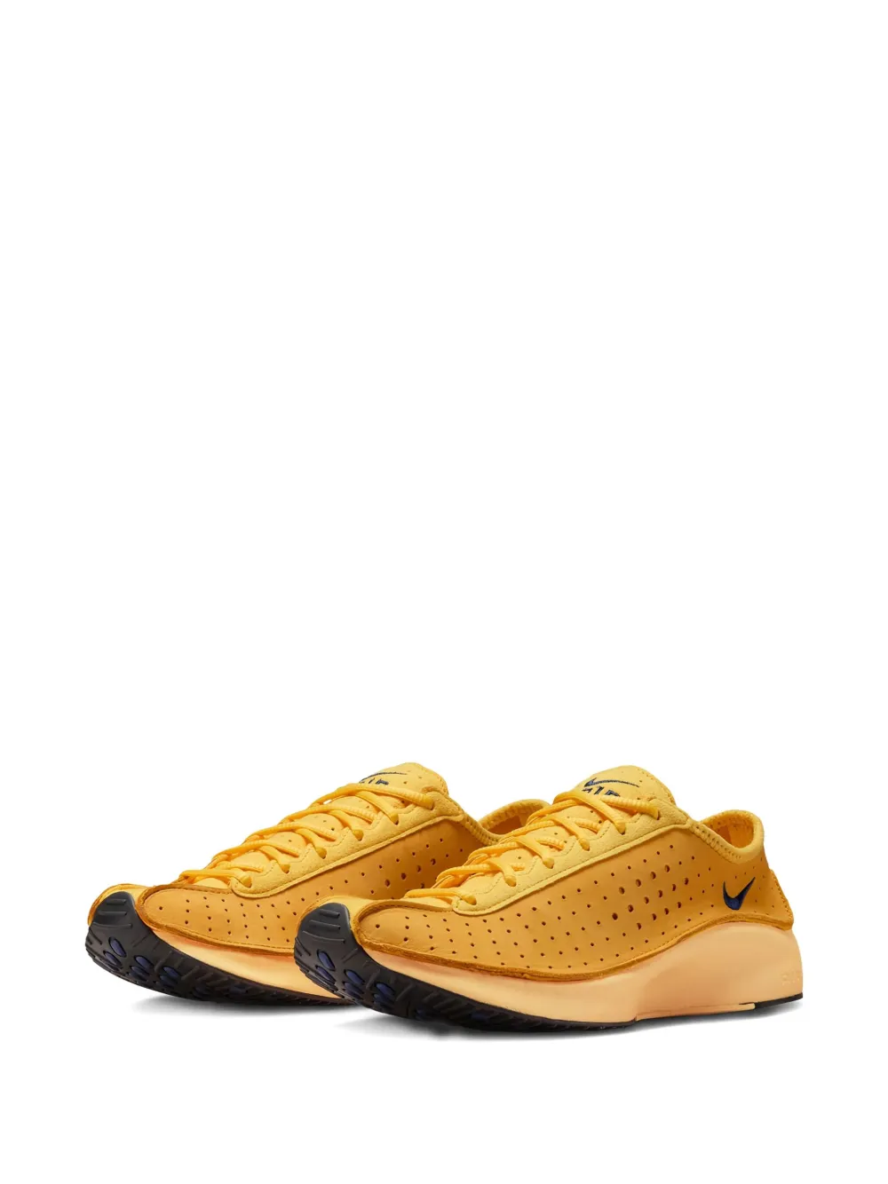 Nike Air Superfly perforated sneakers Geel