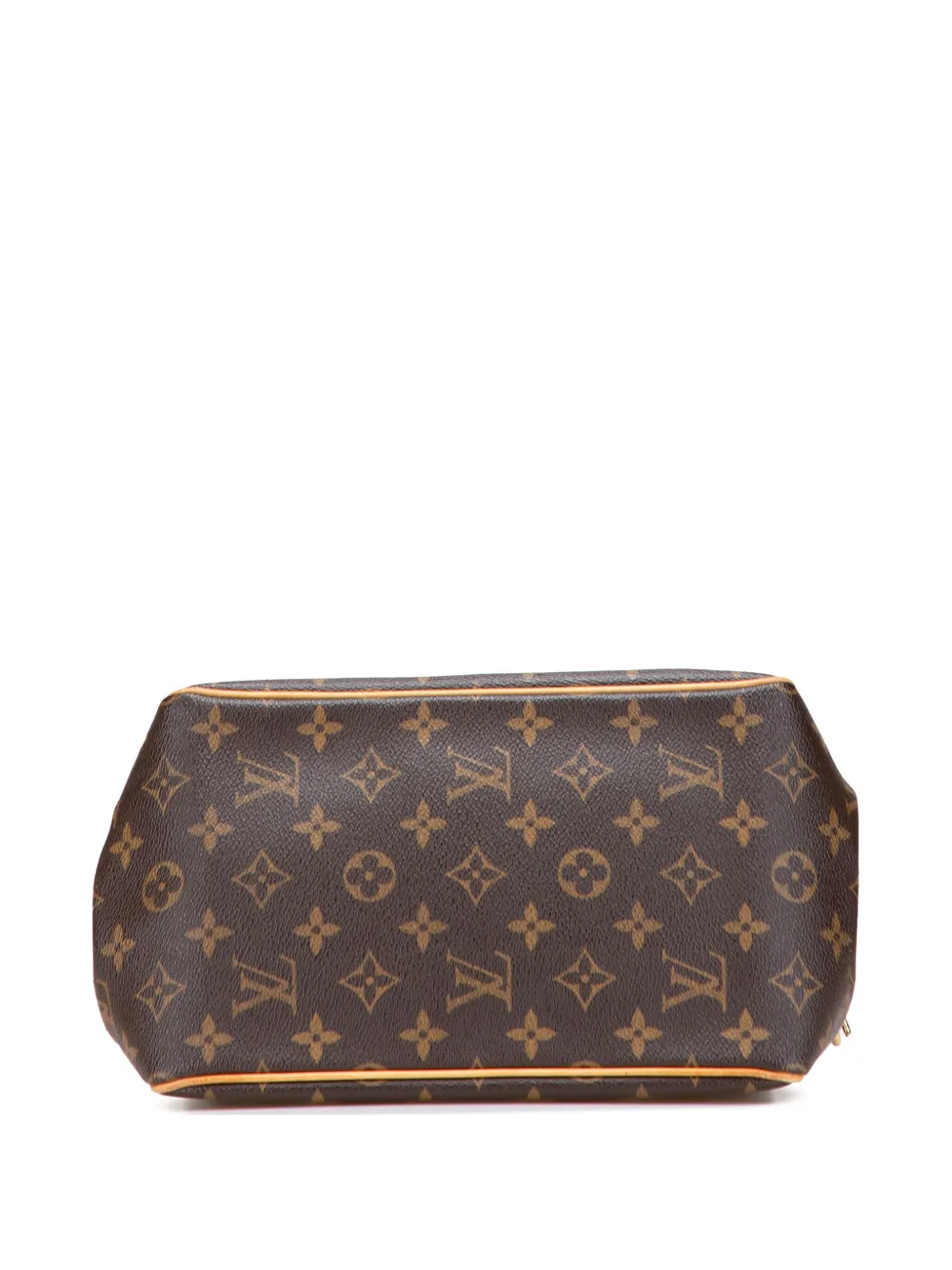 Pre-owned Louis Vuitton 2005 Monogram Batignolles Vertical Pm Handbag In Brown